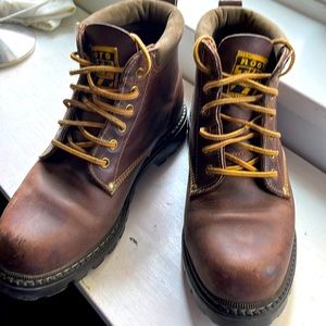 Vintage Roots Tuff 90s Y2K Lace Up Hiking Boots Brown Size 9